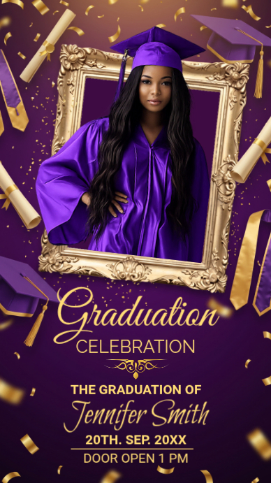 Graduation Celebration Template | PosterMyWall