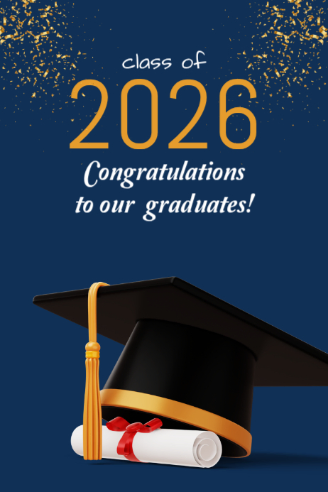 Graduation Celebration Posters Template | PosterMyWall