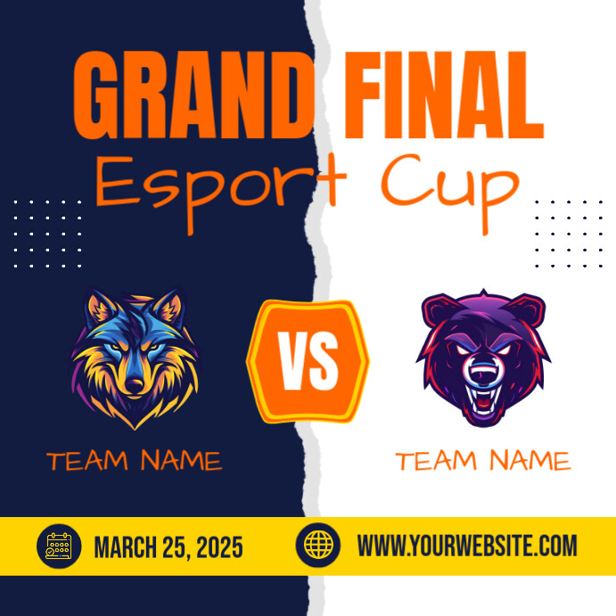 Purple Professional Grand Final Instagram Post Template | PosterMyWall