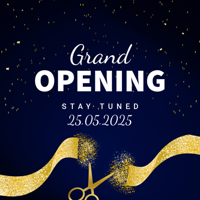Purple Professional Grand Opening Instagram Post Template | PosterMyWall