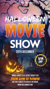 Viola Halloween Movie Show Instagram Story Template