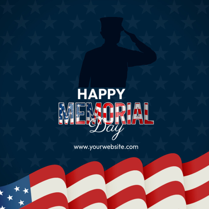 Copy of Purple Professional Happy Memorial Day Instagram Post ...
