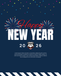 Morado New Year Celebration Instagram Portrait Template