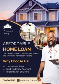 Purple Professional House Sale Flyer Poster A A2 template