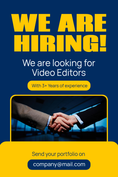 Purple Professional Job Recruitment Poster Template | PosterMyWall