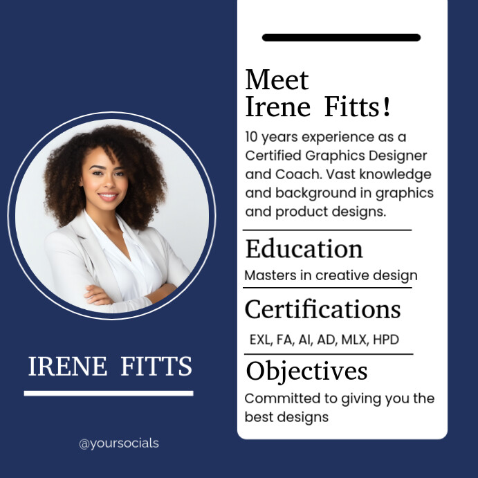 Copy of Purple Professional Meet The Team Instagram Post | PosterMyWall