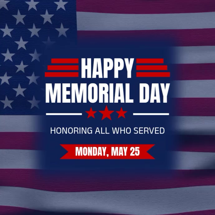 Modèle Purple Professional Memorial Day Celebration Instagram Post ...