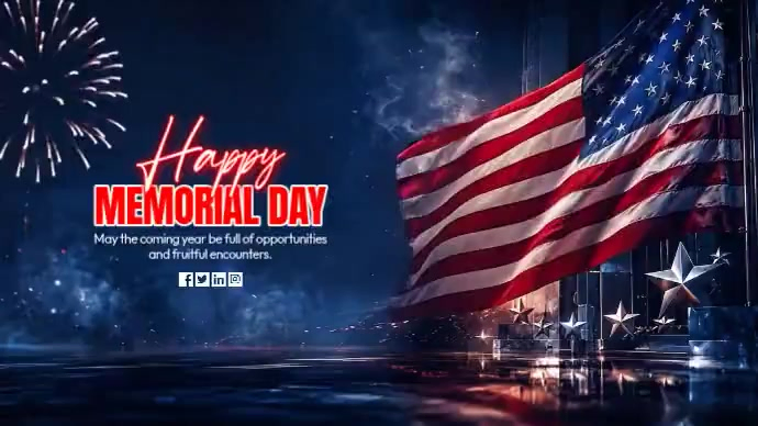 Memorial Day Digital Display Template | PosterMyWall