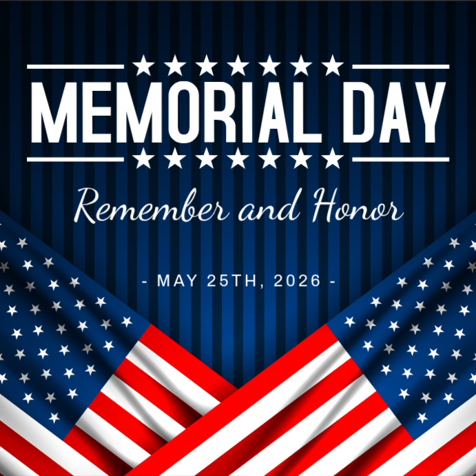Copy of Purple Professional Memorial Day Instagram Post | PosterMyWall