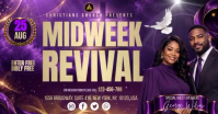 Purple Midweek Revival Event Facebook 共享图片 Template