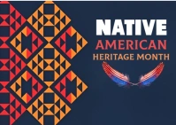 Purple Professional Native American Heritage Month Template  Postcard Postal