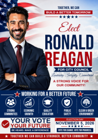 Blanco Political Campaign A4 Template