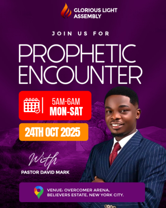 Copy of Purple Professional Prophetic Encounter Event Instagram ...