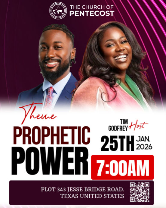 Prophetic Power Event Template | PosterMyWall