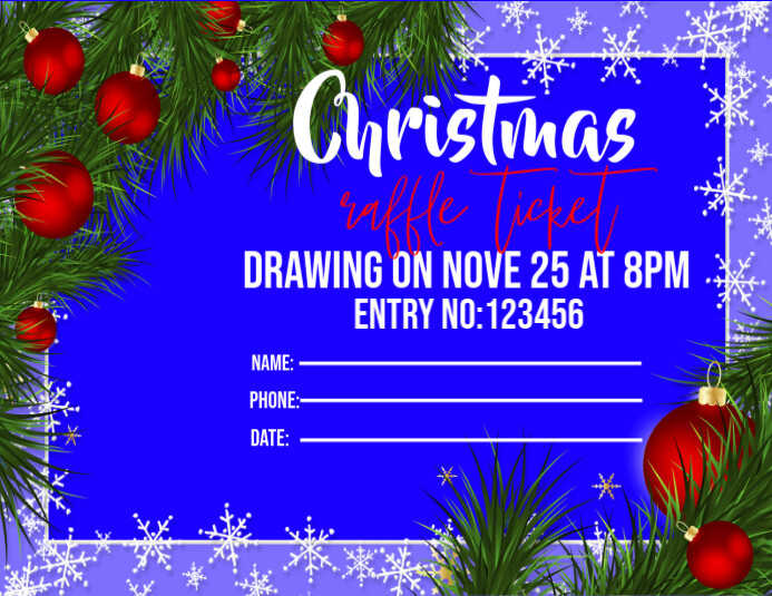 Purple Professional Raffle Tickets Flyer (us Letter) Templat | PosterMyWall
