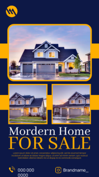 Paars Real Estate Listing Instagram Story Template