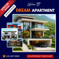 Purple Real Estate Promotion Instagram Post Template