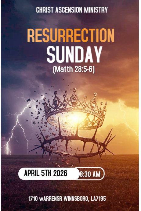 Resurrection Program Banner Purple Professional Resurrection Sunday Service Poster Template ...