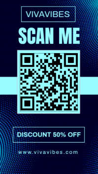 Purple Professional Retail Business Qr Code  Instagram Story template