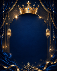 สีม่วง Royal Celebration Instagram Portrait Template