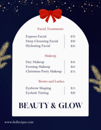 Purple Salon Christmas Price List Iflaya Template - Page 4