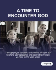 Purple Sunday Mass Instagram Portrait Template - Page 3