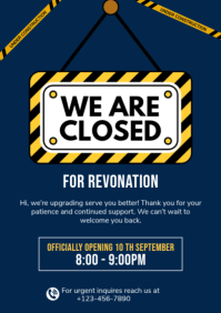 Lilla Under Construction Notice A2 Template