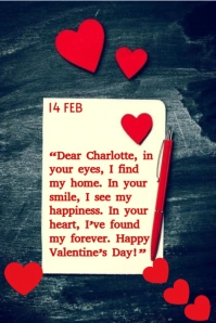 Purple Professional Valentine Day Quotes  Pinterest Graphic Pinterest-grafik template