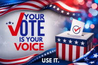 Voting Awareness Plakkaat Template