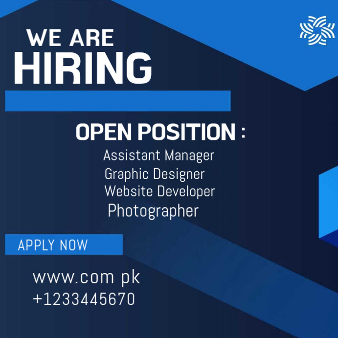 Purple Professional We Are Hiring Instagram Post Template | PosterMyWall