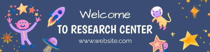 Purple Professional Welcome To Research Cente Template | PosterMyWall