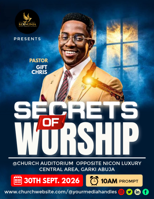 Purple Worship Event Flyers Template | PosterMyWall