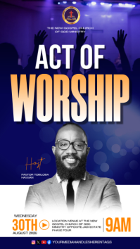 Viola Worship Event Instagram-verhaal Template