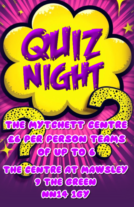 Plantilla de Purple Quiz Night Flyer Tabloid | PosterMyWall
