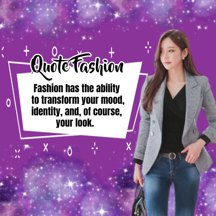 Purple Quote instagram post Template PosterMyWall