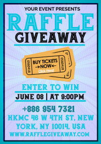 Raffle Contest A5 Template | PosterMyWall