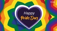 Purple Rainbow Flag Digital Display (16:9) template