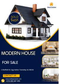 Purple Real Estate Home  A2 template