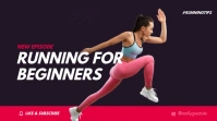 Purple Red Modern Running Tips Youtube Thumbn template