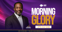Purple Religious Event Facebook Shared Image Template