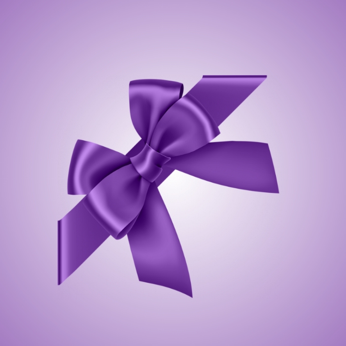Purple Gift Ribbon