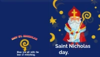 Purple  Saint Nicholas Day  Blog Header template
