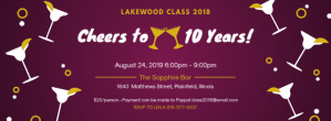 Purple School Reunion Party Invite Facebook-coverfoto template