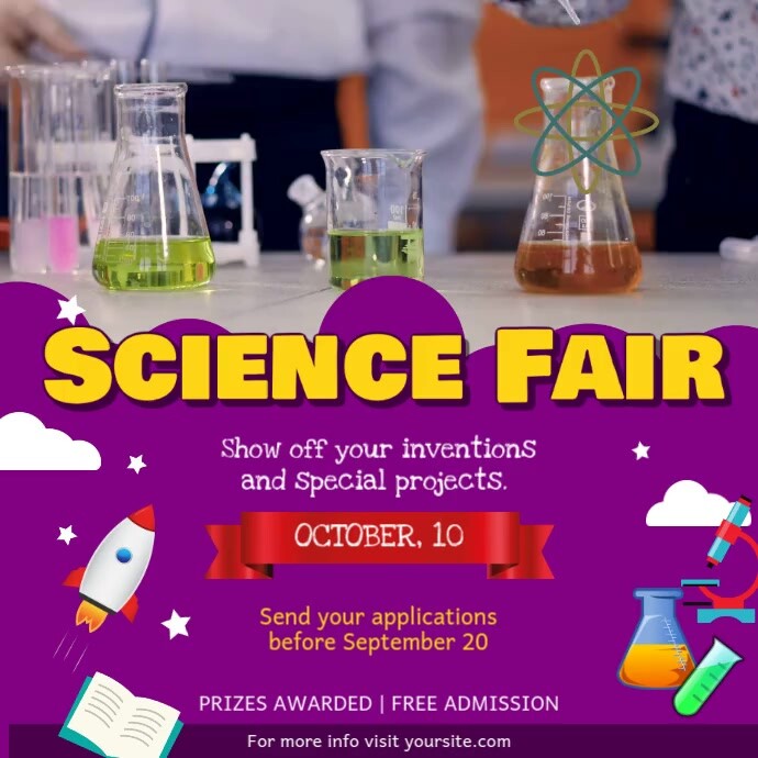 Science Fair Banner Template