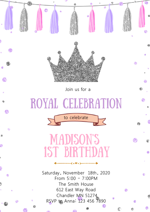 Isabella Wedding Invitation Silver