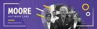 Purple Software Company LinkedIn Career Cover template