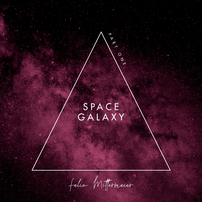 Copy of Purple Space Galaxy Universe CD Cover Music | PosterMyWall