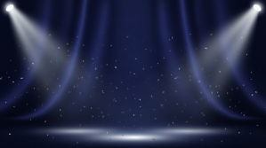 Purple Stage Performance Digital Display template