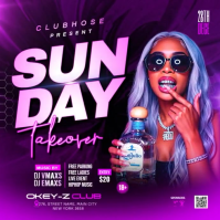 Lila Club Event Post Instagram Template