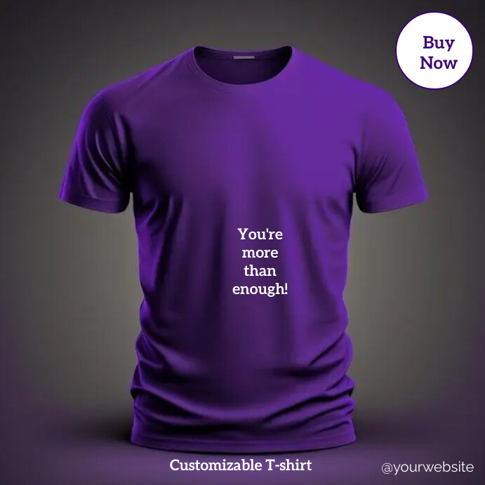 Purple T shirt Design Template PosterMyWall purple-t-shirt-design-template-postermywall